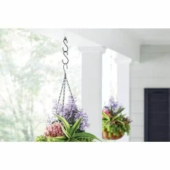 Vigoro 1.77 in. x 0.157 in. x 3.35 in. Black Metal Extender Hooks (2-Pack) -KANTE Sales powder coating vigoro plant hangers 541117 e1 1000