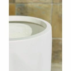 KANTE 21.7 in. H Round Pure White Concrete Indoor Outdoor Modern Tall Planter 14 KANTE 21.7 in. H Round Pure White Concrete Indoor Outdoor Modern Tall Planter -KANTE Sales pure white kante plant pots osc0066a c80011 66 1000