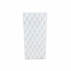 KANTE 27.6 in. H Square Pure White Concrete/Fiberglass Indoor Outdoor Elegant Retro Tall Planter 14 KANTE 27.6 in. H Square Pure White Concrete/Fiberglass Indoor Outdoor Elegant Retro Tall Planter -KANTE Sales pure white kante plant pots osf0202c c80011 fa 1000