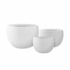 KANTE 20 in., 16 in. and 12 in. W Pure White Concrete Round Elegant Planters (Set of 3), Outdoor Indoor Modern Planter Pots -KANTE Sales pure white kante plant pots rc0049abc c80011 64 1000