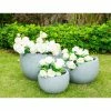 KANTE 20 in., 16 in. and 12 in. W Round Slate Gray Concrete/Fiberglass Indoor Outdoor Elegant Bowl Planters (Set of 3) 2 KANTE 20 in., 16 in. and 12 in. W Round Slate Gray Concrete/Fiberglass Indoor Outdoor Elegant Bowl Planters (Set of 3) -KANTE Sales slate gray kante plant pots osc0049abc c60611 64 1000