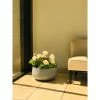 KANTE 20 in. W Round Slate Gray Lightweight Concrete/Fiberglass Indoor Outdoor Elegant Bowl Planter
