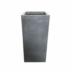 KANTE 20 in. H Square Slate Gray Lightweight Concrete/Fiberglass Indoor Outdoor Elegant Tall Planter 12 KANTE 20 in. H Square Slate Gray Lightweight Concrete/Fiberglass Indoor Outdoor Elegant Tall Planter -KANTE Sales slate gray kante plant pots osf0002a c60611 44 1000