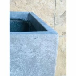 KANTE 13 in. H Square Slate Gray Lightweight Concrete/Fiberglass Indoor Outdoor Modern Planter -KANTE Sales slate gray kante plant pots osf0007a c60611 76 1000
