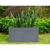 KANTE 31.5 in. L Rectangular Slate Gray Concrete/Fiberglass Indoor Outdoor Modern Elegant Planter -KANTE Sales slate gray kante plant pots osf0131b c60611 64 1000