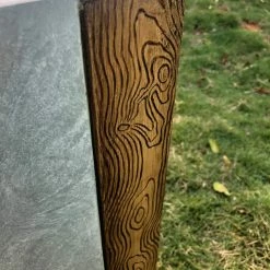 KANTE 28 in and 24 in. H Square Timber Ridge Concrete/Fiberglass Indoor Outdoor Elegant Tall Planters (Set of 2) -KANTE Sales timber ridge kante plant pots osf0218bc c80811 44 1000