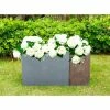KANTE 31 in. L Rectangular Timber Ridge Concrete/Fiberglass Indoor Outdoor Elegant Long Planter -KANTE Sales timber ridge kante plant pots osf0219b c80811 64 1000