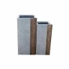 KANTE 28 in. and 24 in. Tall Timber Ridge Lightweight Concrete Tall Modern Square Outdoor Planter Set 1 KANTE 28 in. and 24 in. Tall Timber Ridge Lightweight Concrete Tall Modern Square Outdoor Planter Set -KANTE Sales timber ridge kante plant pots rf0218bc c80811 64 1000