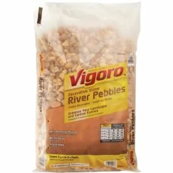Vigoro 0.5 cu. ft. Bagged River Pebble Landscape Rock -KANTE Sales vigoro bagged landscape rocks 54250v 1d 1000