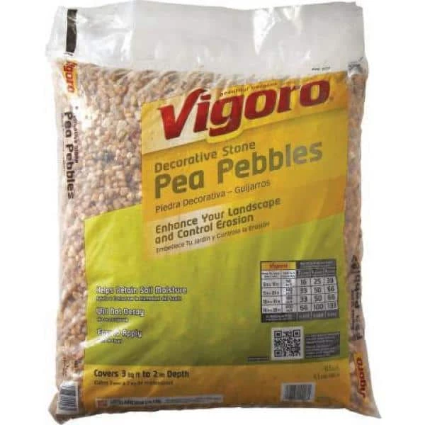 Vigoro 0.5 cu. ft. Bagged Pea Gravel Pebble Landscape Rock 6 Vigoro 0.5 cu. ft. Bagged Pea Gravel Pebble Landscape Rock - Image 4
