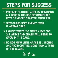 Vigoro 3 lbs. Tall Fescue Grass Seed Blend with Water Saver Seed Coating -KANTE Sales vigoro grass seed 25684 77 1000