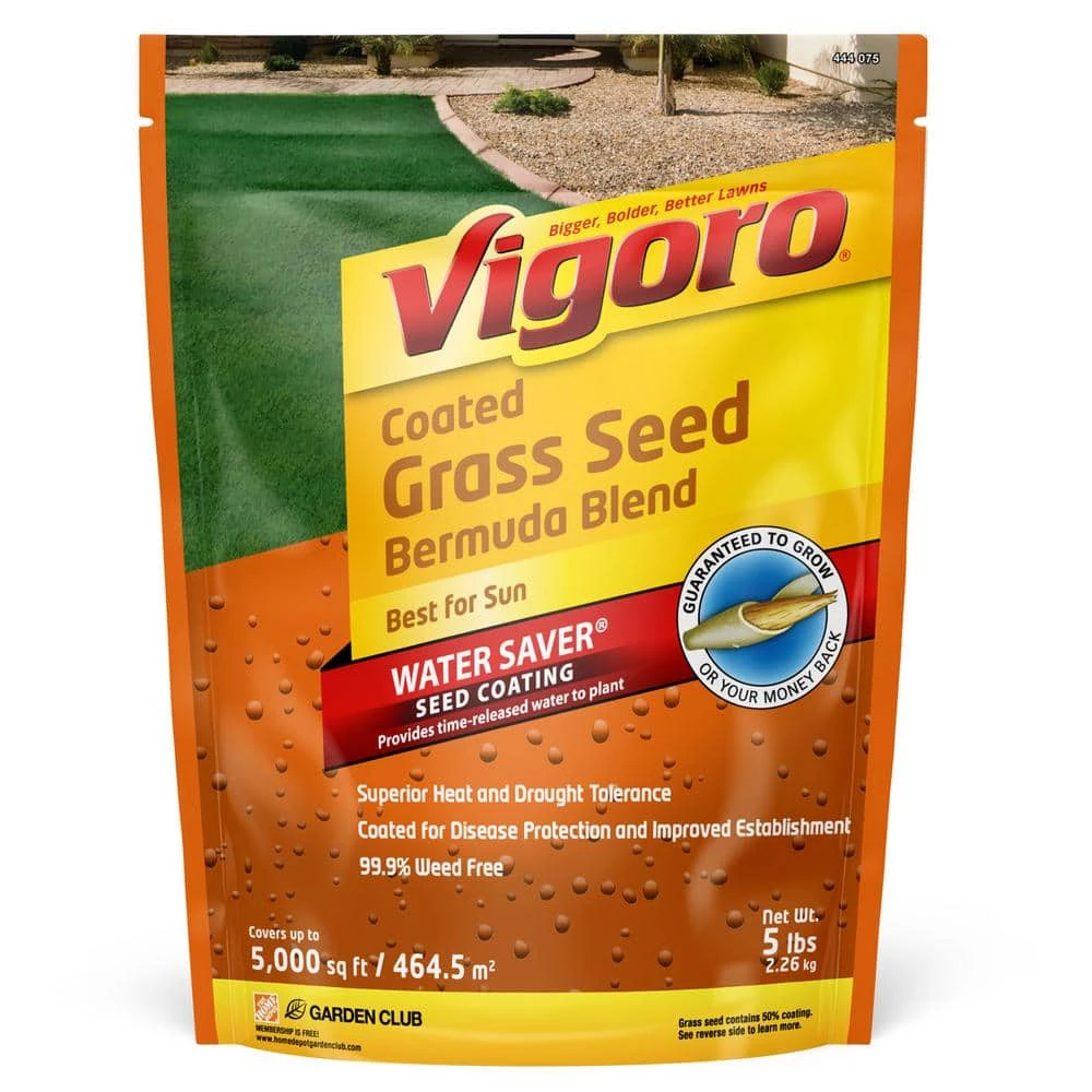 Vigoro 5 lbs. Bermuda Grass Seed Blend with Water Saver Seed Coating 3 Vigoro 5 lbs. Bermuda Grass Seed Blend with Water Saver Seed Coating
