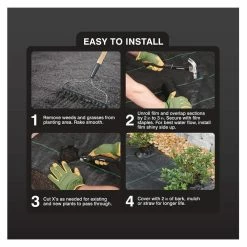 Vigoro 6 ft. x 100 ft. 3 oz. Woven Weed Barrier 12 Vigoro 6 ft. x 100 ft. 3 oz. Woven Weed Barrier -KANTE Sales vigoro landscape fabric 46613 4f 1000