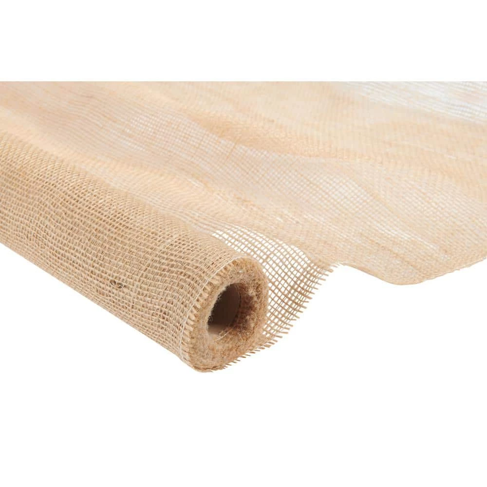 Vigoro 3 ft. x 24 ft. 100% Natural Burlap Landscape Fabric 4 Vigoro 3 ft. x 24 ft. 100% Natural Burlap Landscape Fabric - Image 2