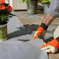 Vigoro 4 ft. x 100 ft. Matrix Grid Heavy-Duty Landscape Fabric (4-Pack) -KANTE Sales vigoro landscape fabric vpnm410085 4pk 44 1000