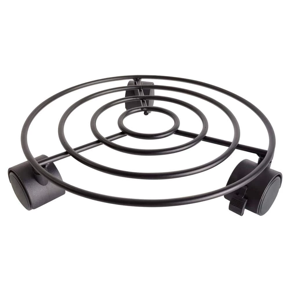 Vigoro 10 in. OPP Metal Wire Plant Caddy 4 Vigoro 10 in. OPP Metal Wire Plant Caddy - Image 2