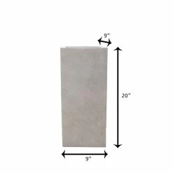 KANTE 20 in. H Square Weathered Concrete/Fiberglass Indoor Outdoor Modern Tall Planter 15 KANTE 20 in. H Square Weathered Concrete/Fiberglass Indoor Outdoor Modern Tall Planter -KANTE Sales weathered concrete kante plant pots osf0002a c80021 2 76 1000