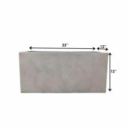 KANTE 23 in. L Rectangular Weathered Concrete/Fiberglass Indoor Outdoor Elegant Long Planter 13 KANTE 23 in. L Rectangular Weathered Concrete/Fiberglass Indoor Outdoor Elegant Long Planter -KANTE Sales weathered concrete kante plant pots osf0104a c80021 2 fa 1000