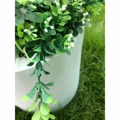 KANTE 12.9 in. Dia, Pure White Lightweight Concrete Modern Cylinder Outdoor Planter 13 KANTE 12.9 in. Dia, Pure White Lightweight Concrete Modern Cylinder Outdoor Planter -KANTE Sales white kante plant pots rc0119b c80011 44 1000