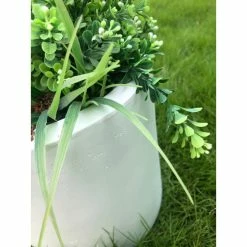 KANTE 12.9 in. Dia, Pure White Lightweight Concrete Modern Cylinder Outdoor Planter 11 KANTE 12.9 in. Dia, Pure White Lightweight Concrete Modern Cylinder Outdoor Planter -KANTE Sales white kante plant pots rc0119b c80011 4f 1000
