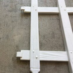 Vigoro 12 in. H White Classic Picket Style Plastic Garden Fence -KANTE Sales white plastic resin vigoro garden fencing 51502 76 1000