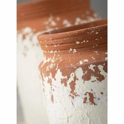 SULLIVANS White Ceramic Speckled Container (Set of 2) 8 SULLIVANS White Ceramic Speckled Container (Set of 2) -KANTE Sales white sullivans plant pots cm2936 4f 1000