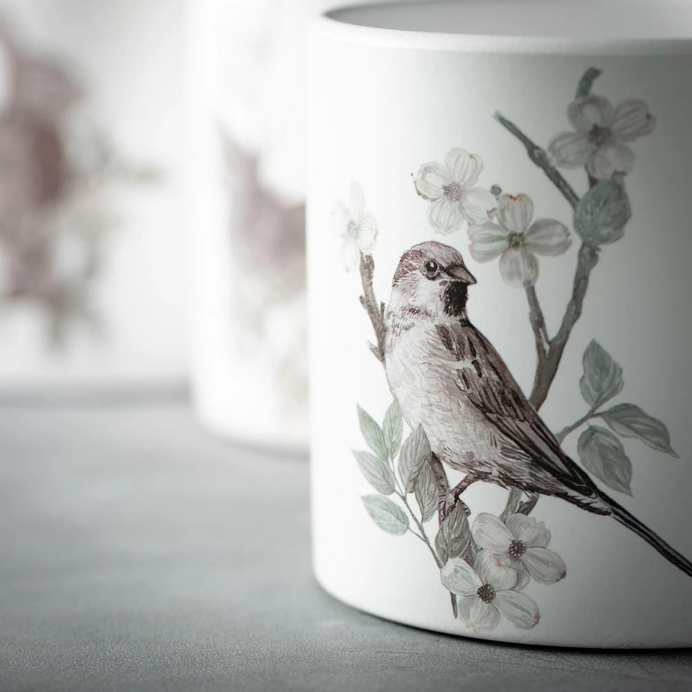 SULLIVANS Spring Print Decorative Pots - Set of 3 4 SULLIVANS Spring Print Decorative Pots - Set of 3 - Image 2