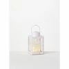SULLIVANS 8.75 in. Snowflake Lantern with LED Pillar Candle -KANTE Sales whites sullivans outdoor lanterns sea44233ln 64 1000