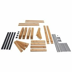 Vigoro 2 ft. x 4 ft. Elevated Cedar Garden Bed with Shelf (Vinyl Legs) -KANTE Sales wood vigoro raised planter boxes 445190 44 1000